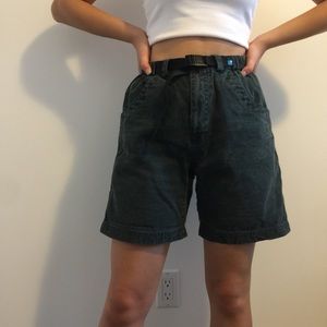 Green Vintage Bermuda Shorts